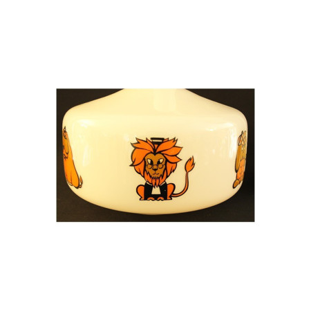 LUSTRE CHAMBRE D'ENFANT "JUGE ET VOYOUS FUMEURS" 1970