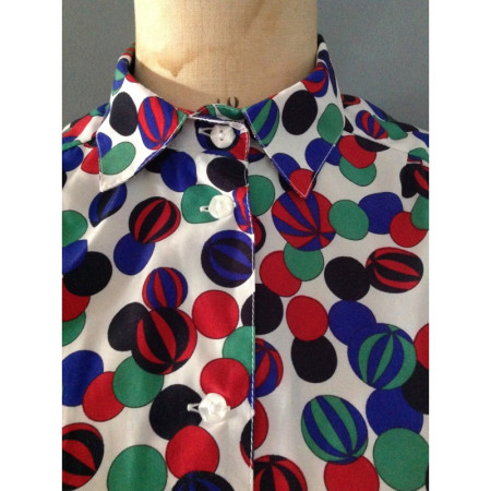 Blouse rétro colorée - 1980