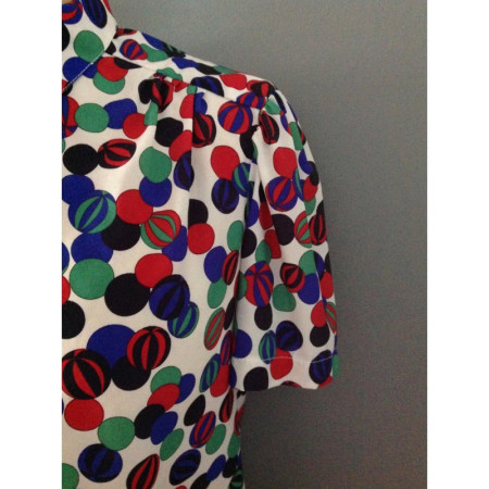 Blouse rétro colorée - 1980
