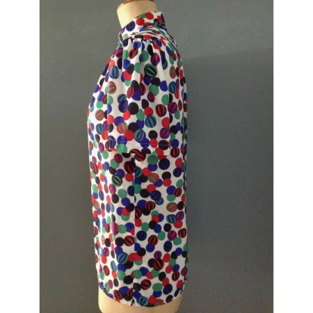 Blouse rétro colorée - 1980