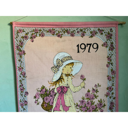 Calendrier tissus 1979 "SARAH KAY"