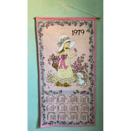 Calendrier tissus 1979 "SARAH KAY"