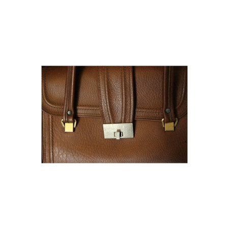 SAC À MAIN MARRON - GALERIES RÉMOISES - 1970