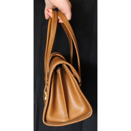 SAC À MAIN MARRON - GALERIES RÉMOISES - 1970