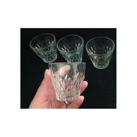 4 VERRES "DIAMANT" VERECO
