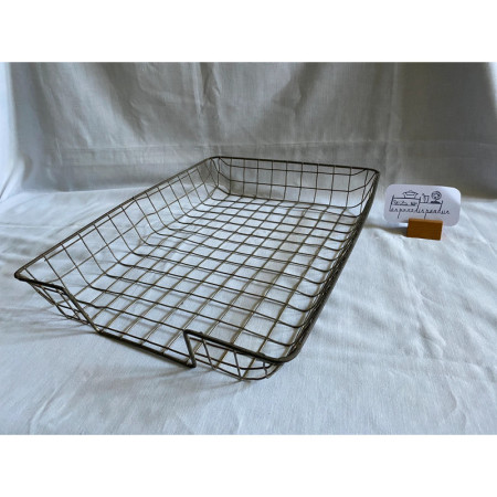 Banette - Range courrier 1950 métal argenté