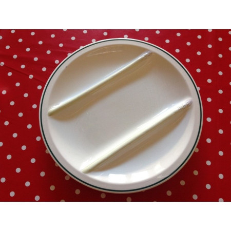 ASSIETTE ASPERGES ancienne