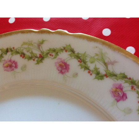 ASSIETTE PORCELAINE LIMOGES