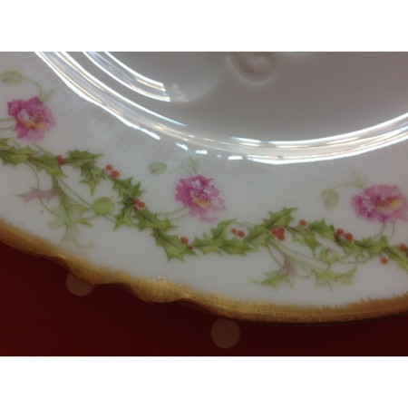 ASSIETTE PORCELAINE LIMOGES