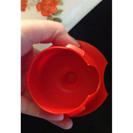 BROC À CAFÉ CAFETIÈRE ROSES - 1980