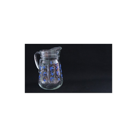 BROC À EAU MOTIF BLEU - 1980