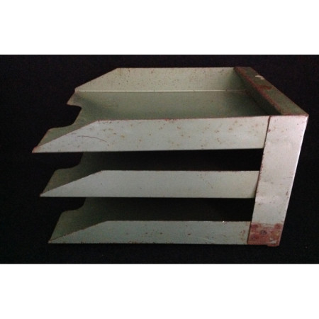Banette métal A4 pour bureau "Columbia" 1950-60