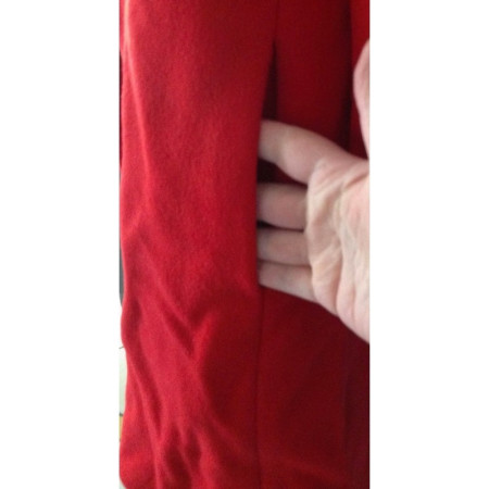 MANTEAU LAINE ROUGE