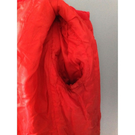 MANTEAU LAINE ROUGE