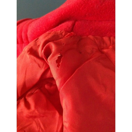 MANTEAU LAINE ROUGE