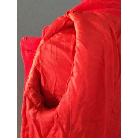 MANTEAU LAINE ROUGE