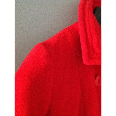 MANTEAU LAINE ROUGE
