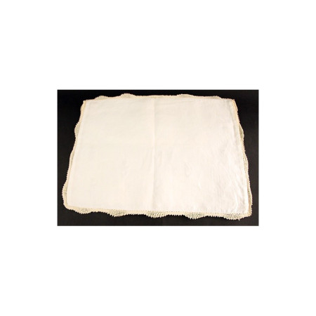 POCHETTE BRODÉE "M" - BRODERIE MAIN