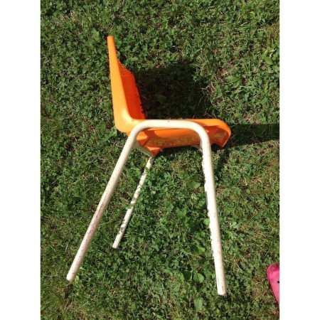 CHAISE D'ÉCOLE ORANGE