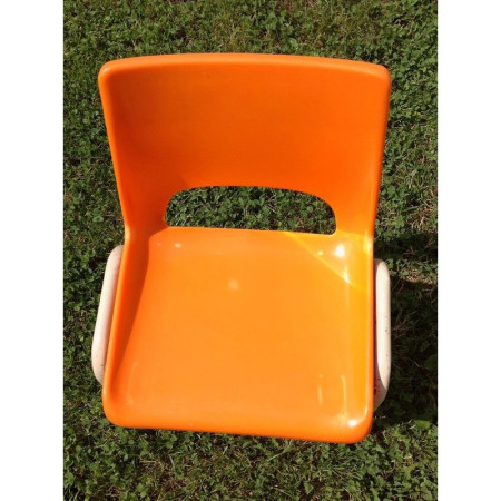 CHAISE D'ÉCOLE ORANGE