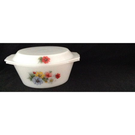 Cocotte ronde Arcopal - Anémones