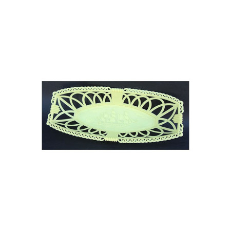 CORBEILLE PLASTIQUE "FRÉGATE" JAUNE