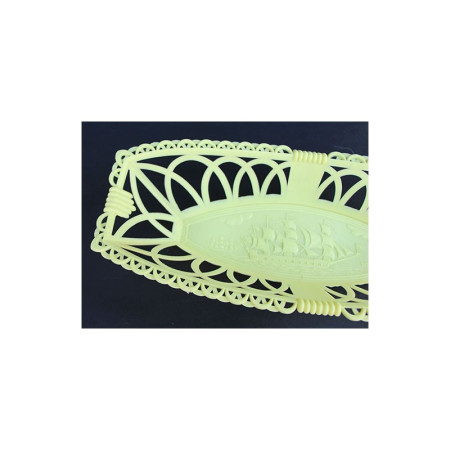 CORBEILLE PLASTIQUE "FRÉGATE" JAUNE
