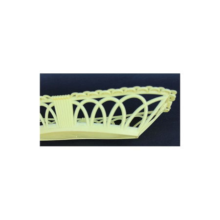 CORBEILLE PLASTIQUE "FRÉGATE" JAUNE