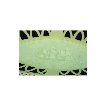 CORBEILLE PLASTIQUE "FRÉGATE" JAUNE