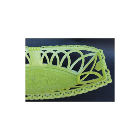 CORBEILLE PLASTIQUE "FRÉGATE" VERTE