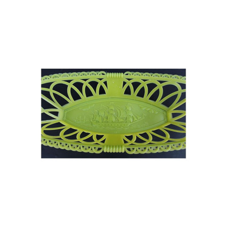 CORBEILLE PLASTIQUE "FRÉGATE" VERTE