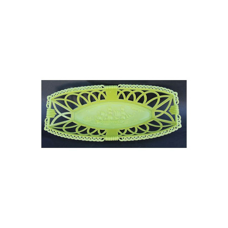 CORBEILLE PLASTIQUE "FRÉGATE" VERTE