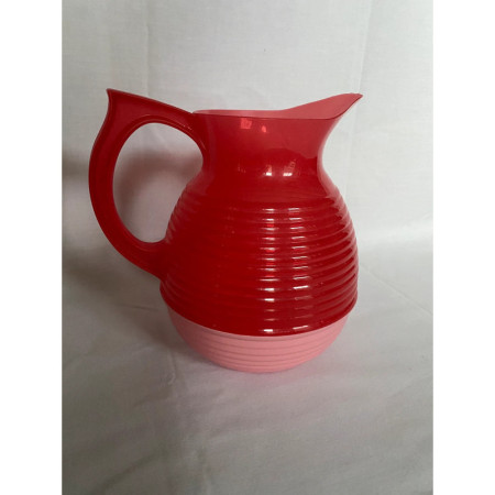 Cruche pichet "La carafe" rose rouge
