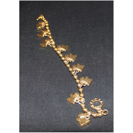 BRACELET BRELOQUES CHIEN AGATHA DORÉ