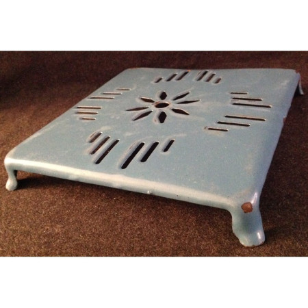 DESSOUS DE PLAT ÉMAILLÉ bleu