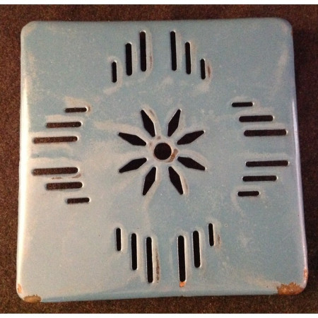 DESSOUS DE PLAT ÉMAILLÉ bleu