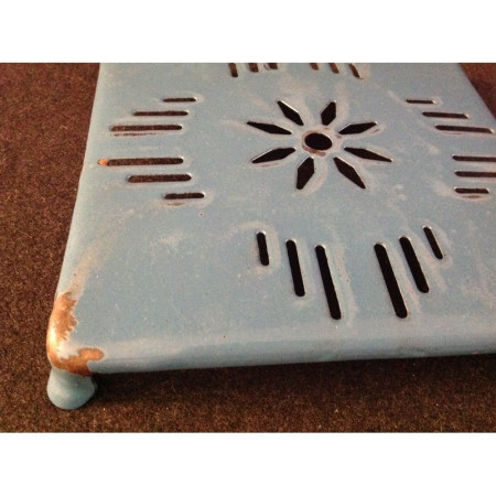 DESSOUS DE PLAT ÉMAILLÉ bleu