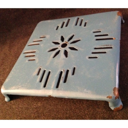 DESSOUS DE PLAT ÉMAILLÉ bleu