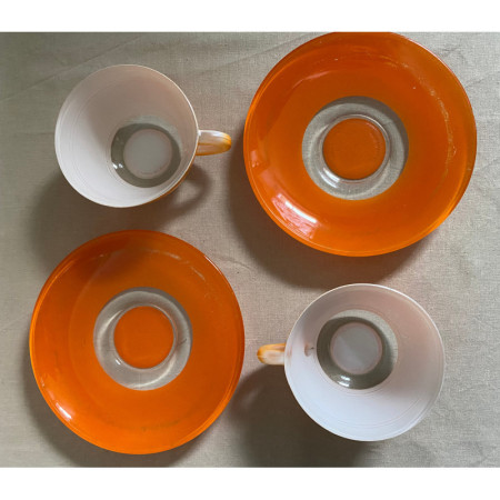 Duo café Orange "Duralex" - PhotoS !