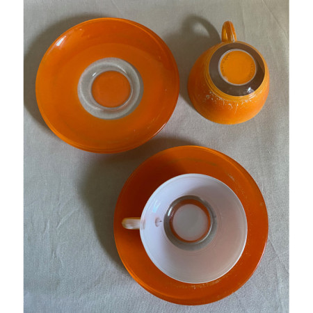 Duo café Orange "Duralex" - PhotoS !