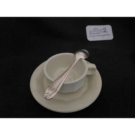 Duo café Pillivuyt - porcelaine blanche