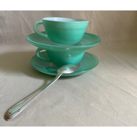 Duo café vert d'eau "Duralex" - PhotoS !