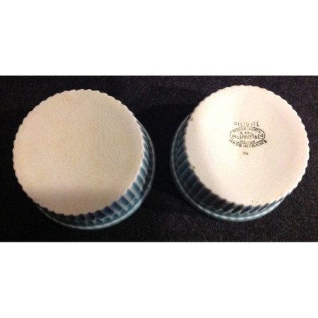 Duo ramequins bleus "Pillivuyt"