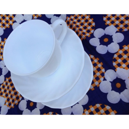 Duo tasses café Arcopal - 1980