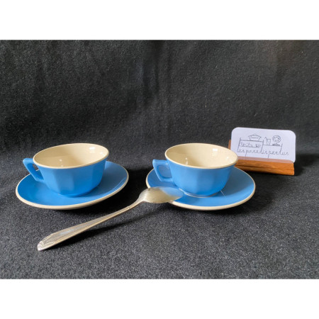 Duo tasses café Villeroy & Boch - 1950