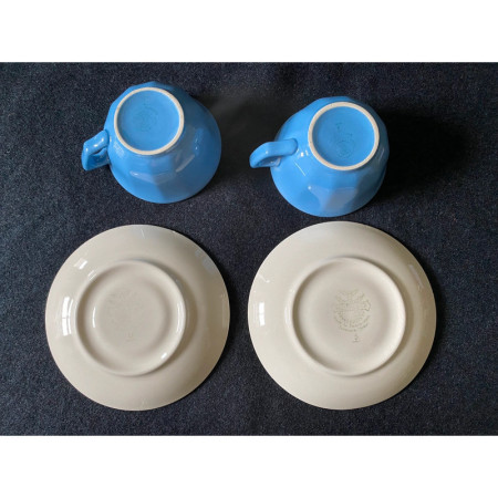 Duo tasses café Villeroy & Boch - 1950