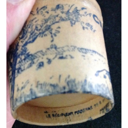 2 pots "Crème fraîche" 1950
