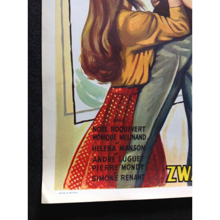 Affiche originale "Faibles femmes" 1959
