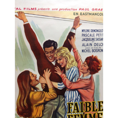 Affiche originale "Faibles femmes" 1959