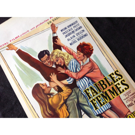 Affiche originale "Faibles femmes" 1959